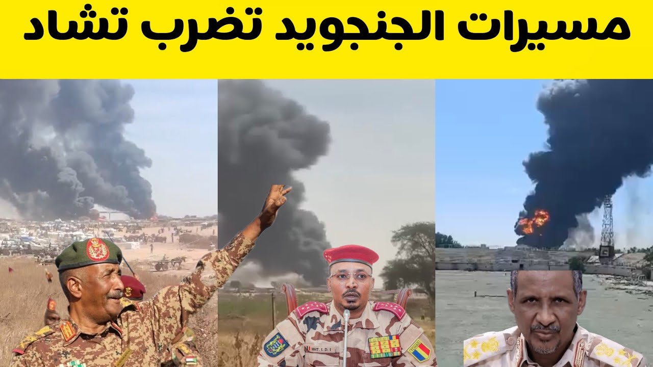 مسيرات الجنجويد تضرب تشاد و تحركات الجيش تطورات خطيرة في المعارك السودان اليوم