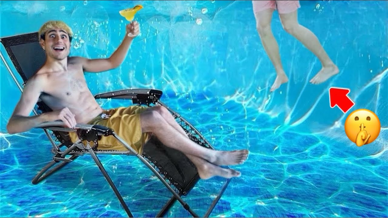 ANTO COSTRUISCE UNA CASA SOTT’ACQUA PER NASCONDERSI DA VINCI…🏠🌊 *24 ore*