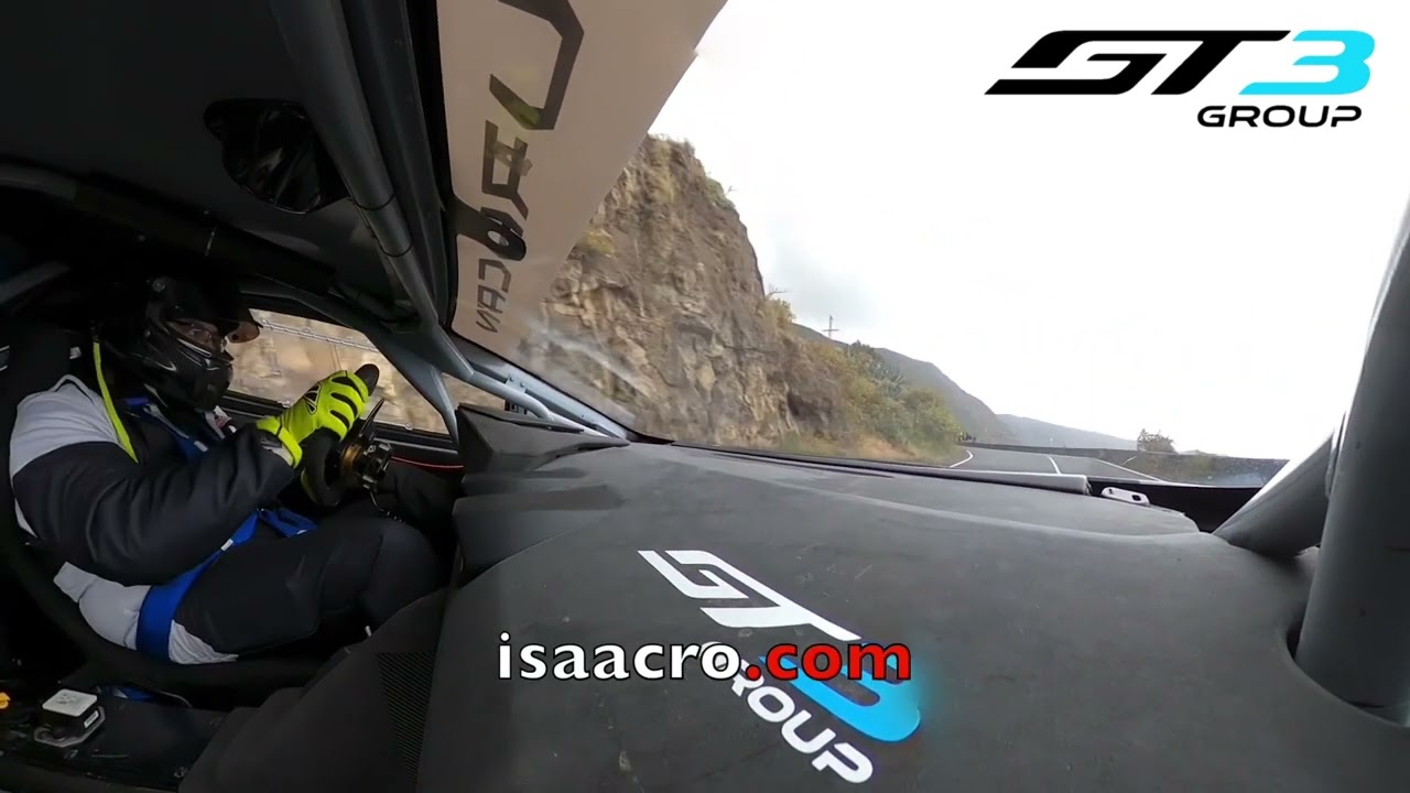 Vídeo de Nauzet Brito con Lamborghini Huracán Súper Trofeo en la 19 Subida Hermigua 2023