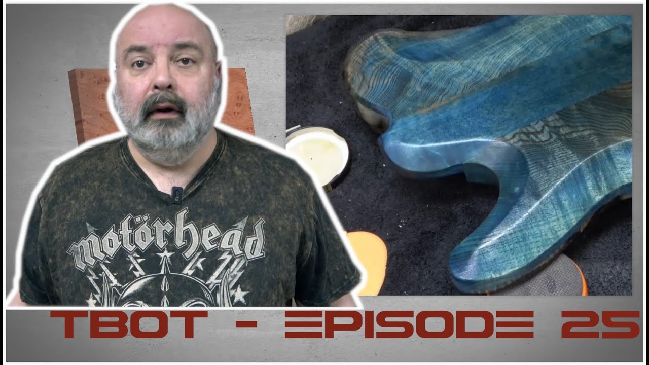 TBot - Ep 25 - Ponçage, Teinte et Huile pour la Telecaster TBot