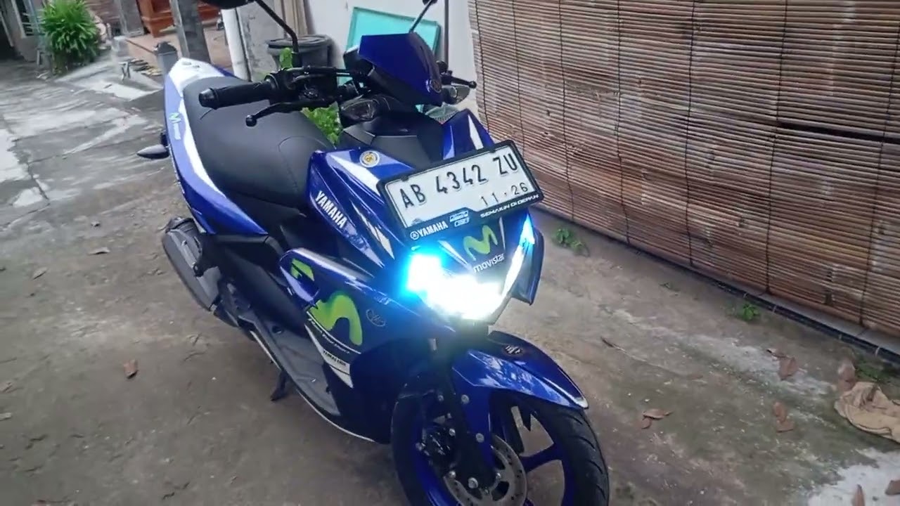 Motor Langka YAMAHA AEROX 125 LC MOVISTAR 2016 Kondisi Mulus