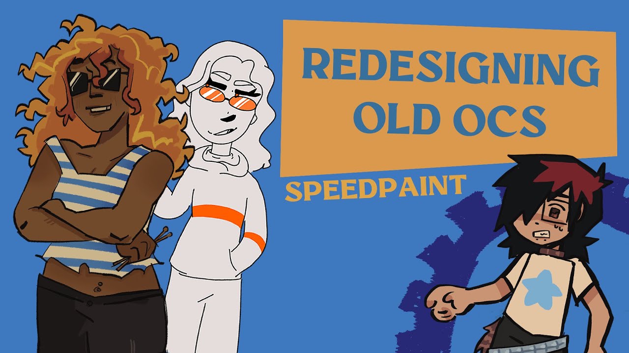 Redesigning My Old OCs ! (colors as people)