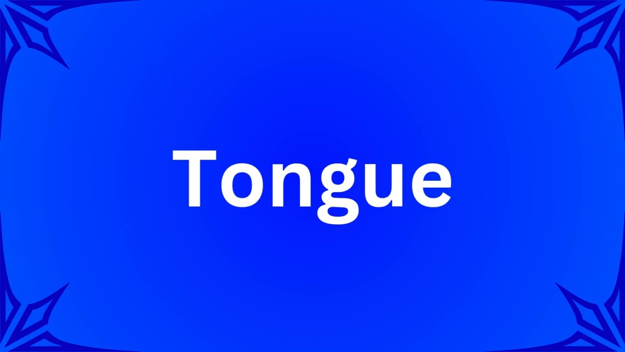 Tongue Pronunciation (American English 🇺🇲)