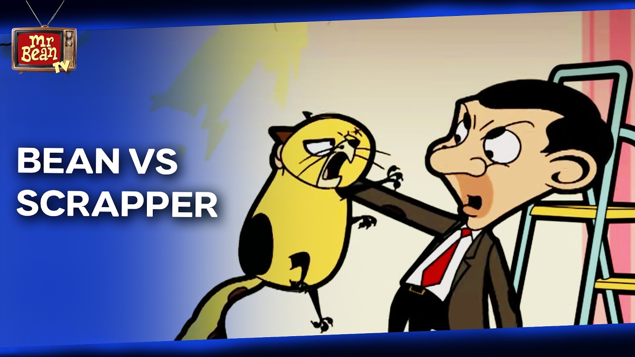 Naughty Scrapper Fights Mr Bean | Mr Bean Tv