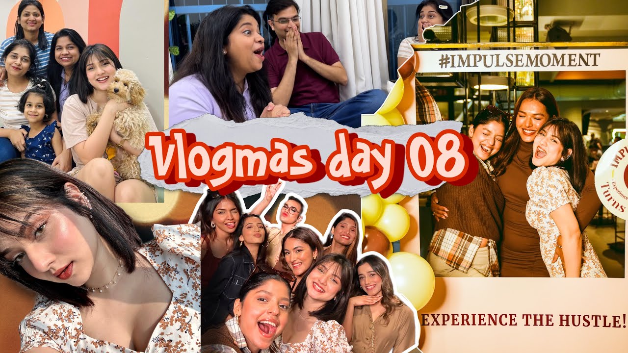 @sarahsarosh brand party🥳Fun with my cousins💕 Vlogmas day 08
