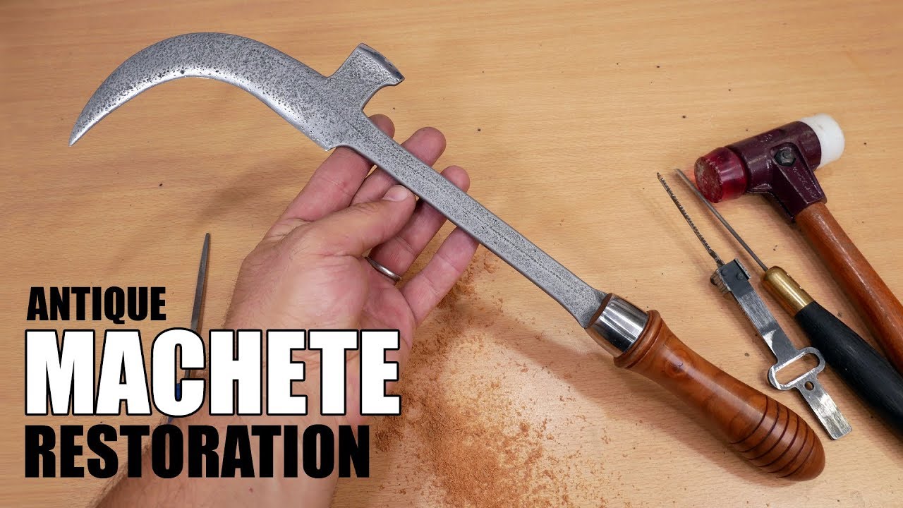 Antique Rusty Machete Restoration