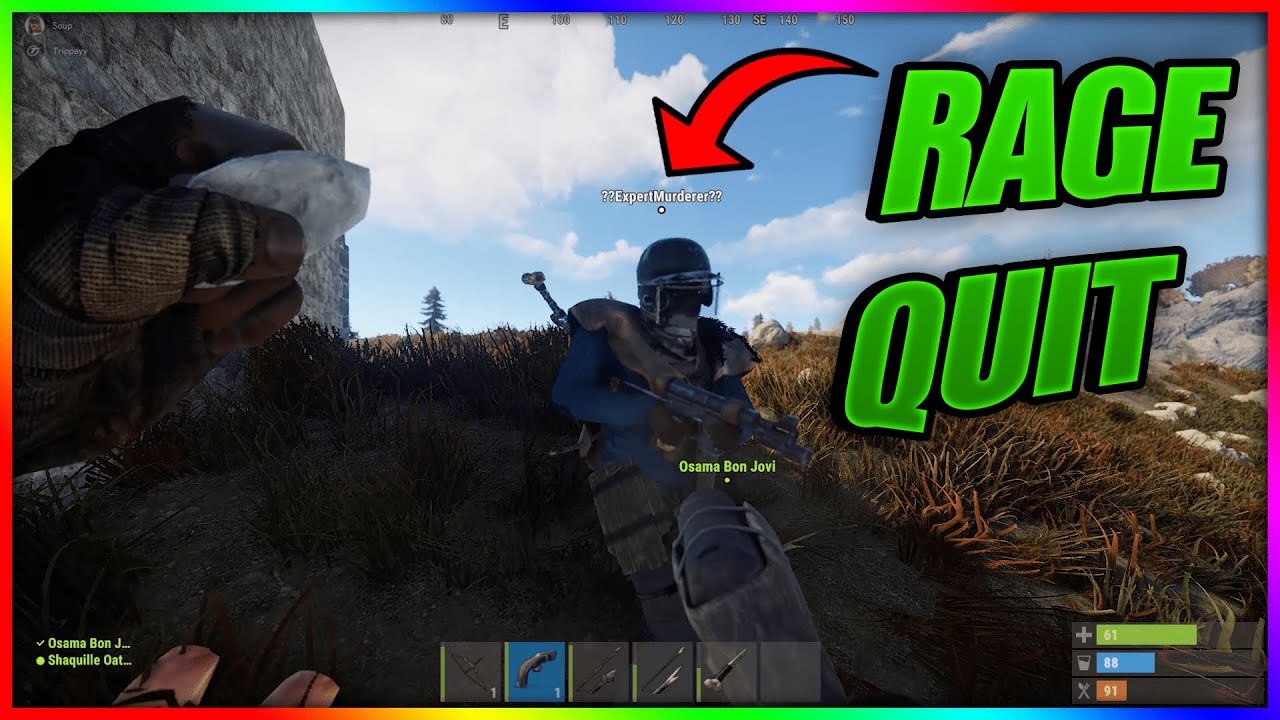 Making our SALTY Neighbor Ragequit in Rust | ft. Soup |