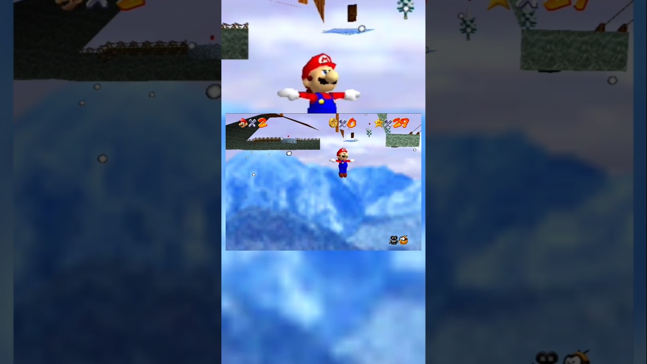 See under the map , Cool, Cool Mountain , Super Mario 64 