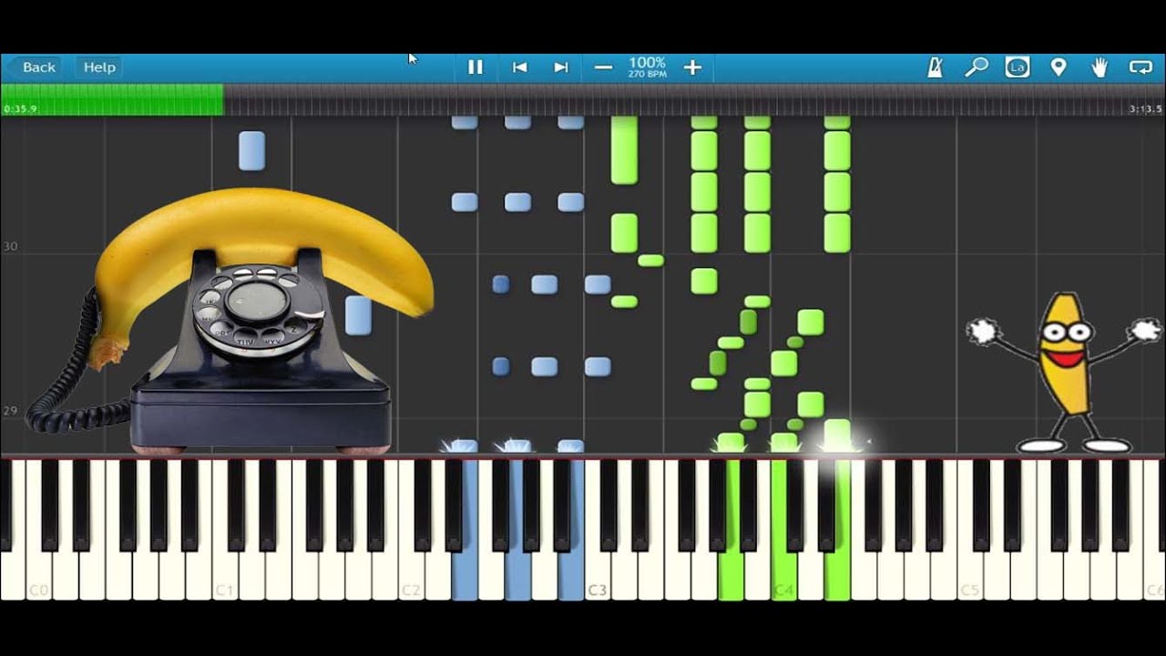 Banana Phone | Mercuzio Arrangement | Piano