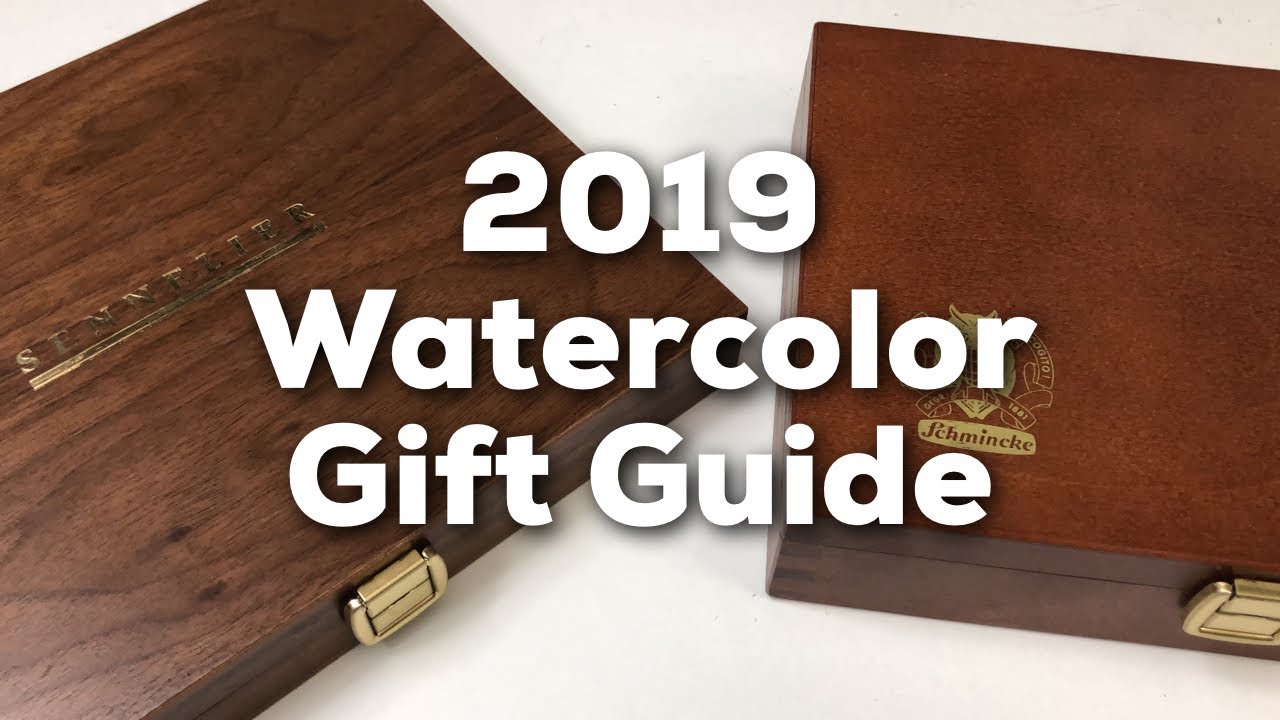 2019 Watercolor Gift Guide, Adult coloring and new artists. !