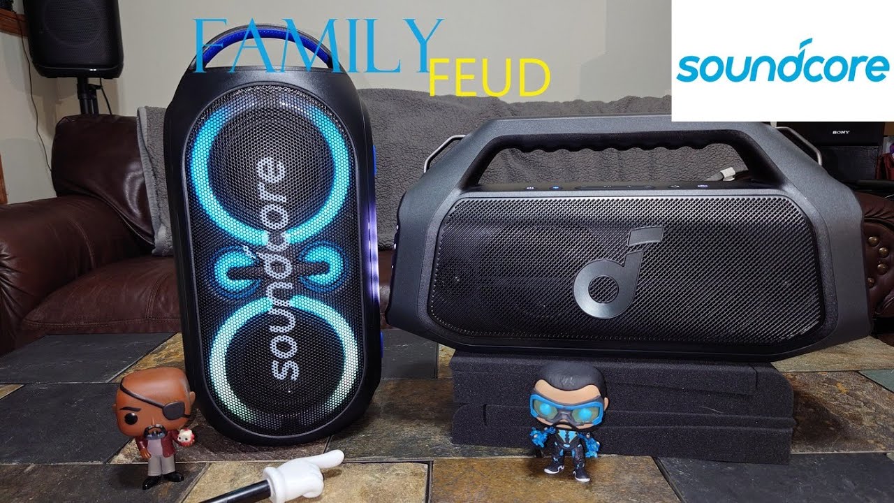 Soundcore Boom 2 Plus против Rave Party 2 😵‍💫 (басы включены и настроены настраиваемый эквалайзер...