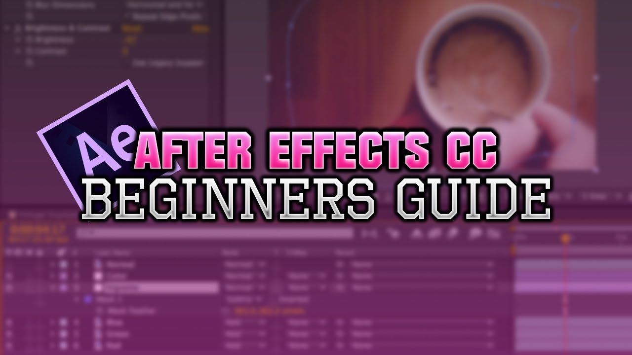 Adobe After Effects CC 2017 | Beginners Guide