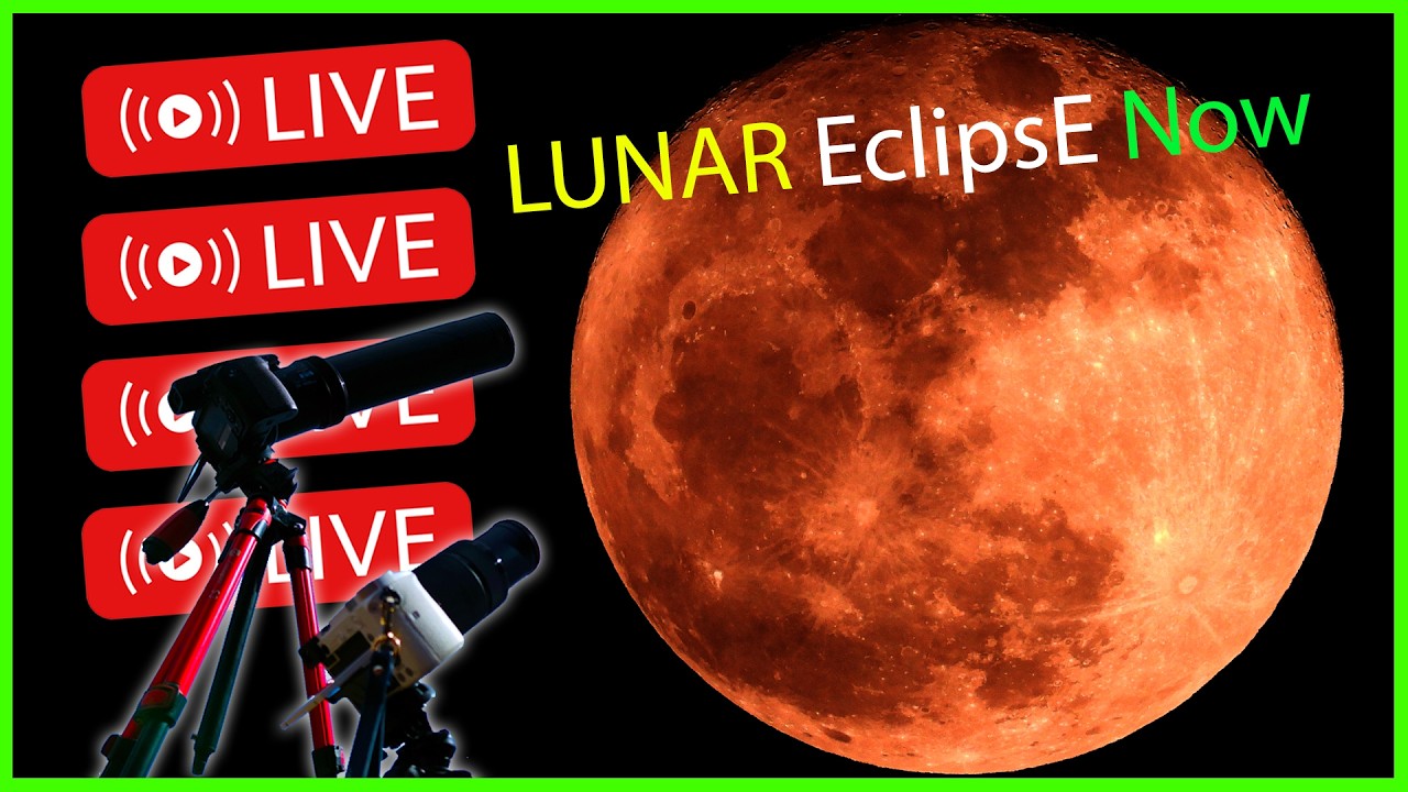 🔴 LIVE ZOOM : GERHANA BULAN Total Lunar Eclipse 3 March 2026 | Live Streaming