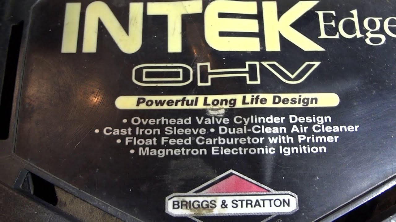 Cold start Scotts lawnmower 6.5 HP briggs OHV intek edge self propelled