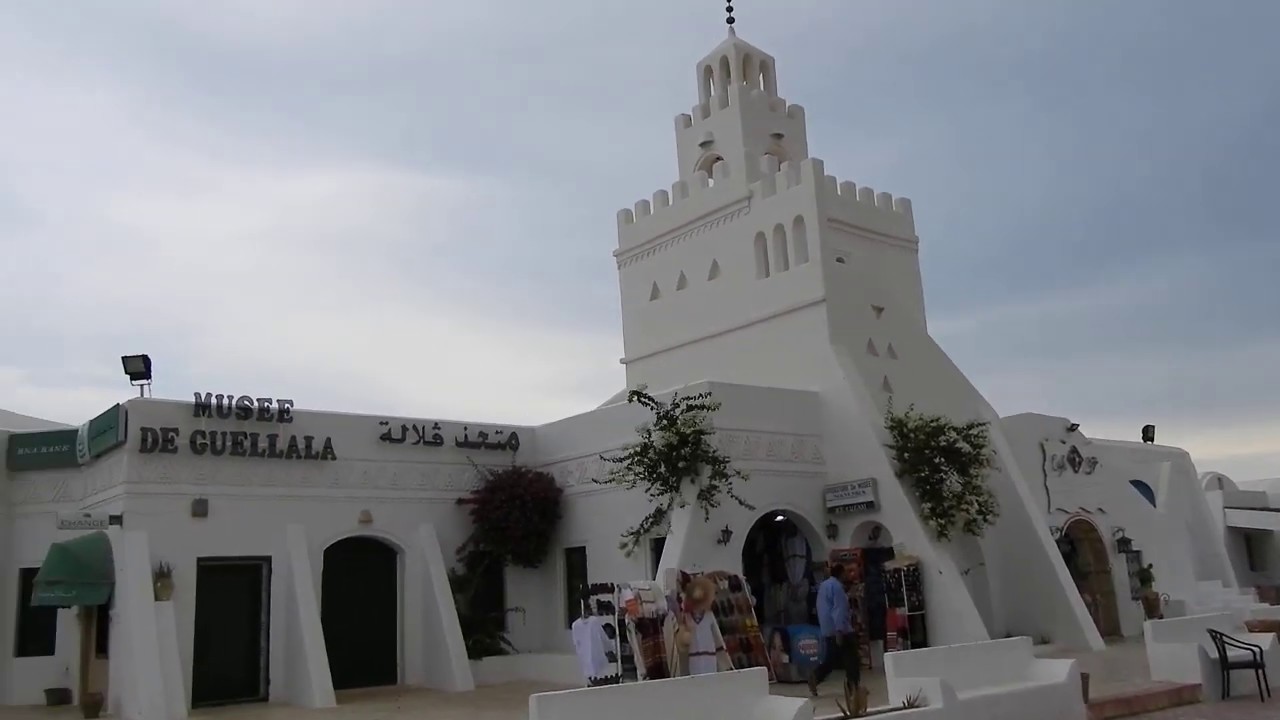 Vrch Guellala s muzeem - Djerba - Tunisko