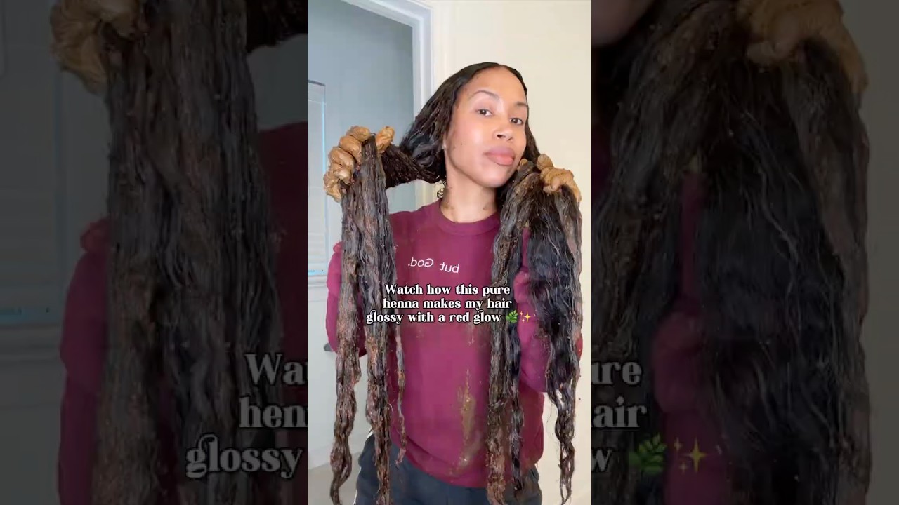 Hair Henna for a Glossy Red Glow 