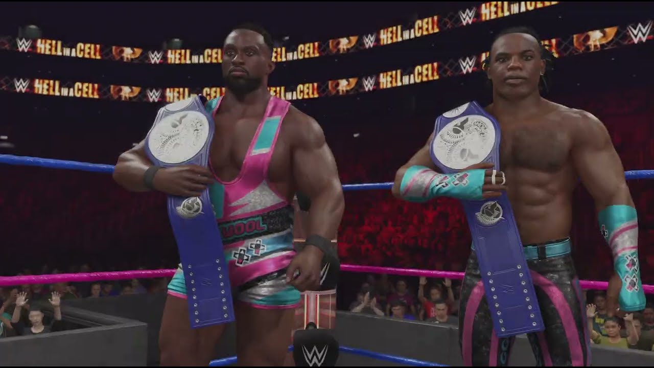WWE 2K25 USOS VS NEW DAY SHOWCASE🔥 THIS GAME IS SO GOOD!