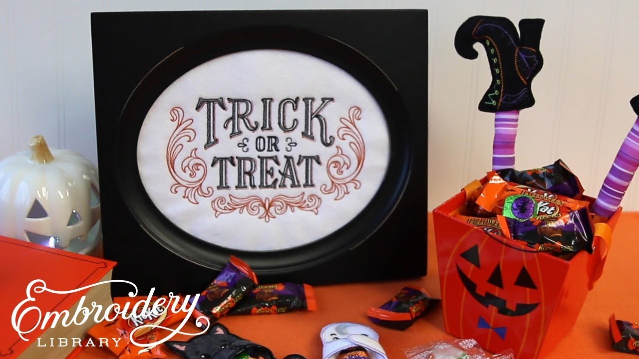 Haunted Halloween Machine Embroidery