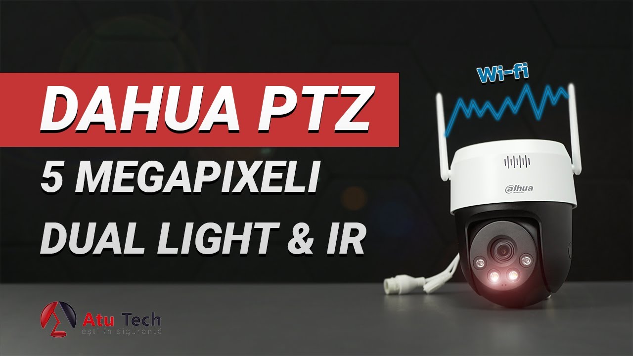 Camera rotativa cu functie Smart Dual Light Dahua, alarma si microfon | DH-SD2A500HB