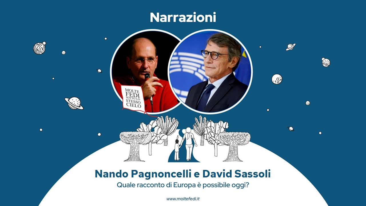 David Sassoli e Nando Pagnoncelli | Molte Fedi 2021