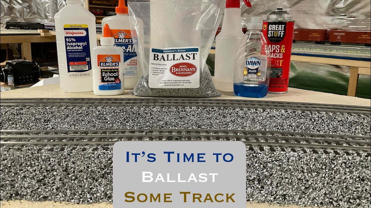 Ballasting Has Begun! How I Ballast My Lionel Fastrack