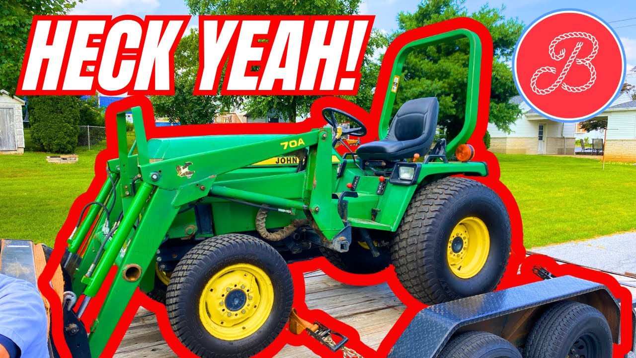 I Bought A Tractor! 1995 John Deere 955 Made In The USA