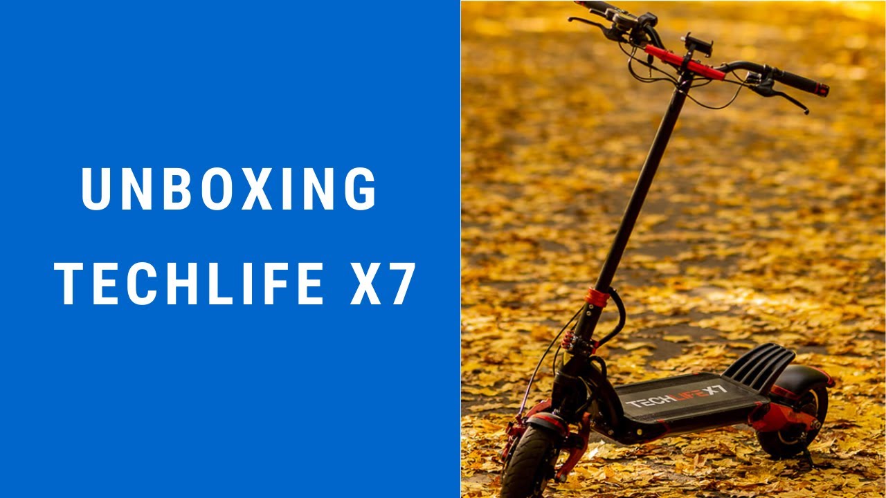 TECHLIFE X7 - Unboxing hulajnogi elektrycznej