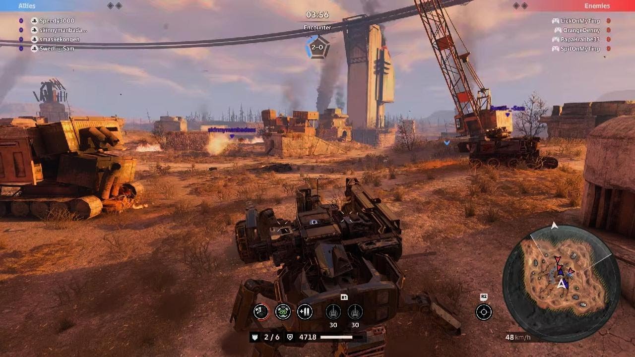 Crossout Clan War - JCO vs ROOF