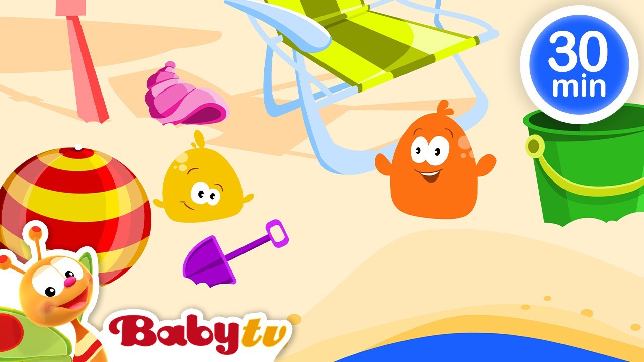 Na praia 😎🌞 | Verão no mar com a BabyTV |@BabyTVBR