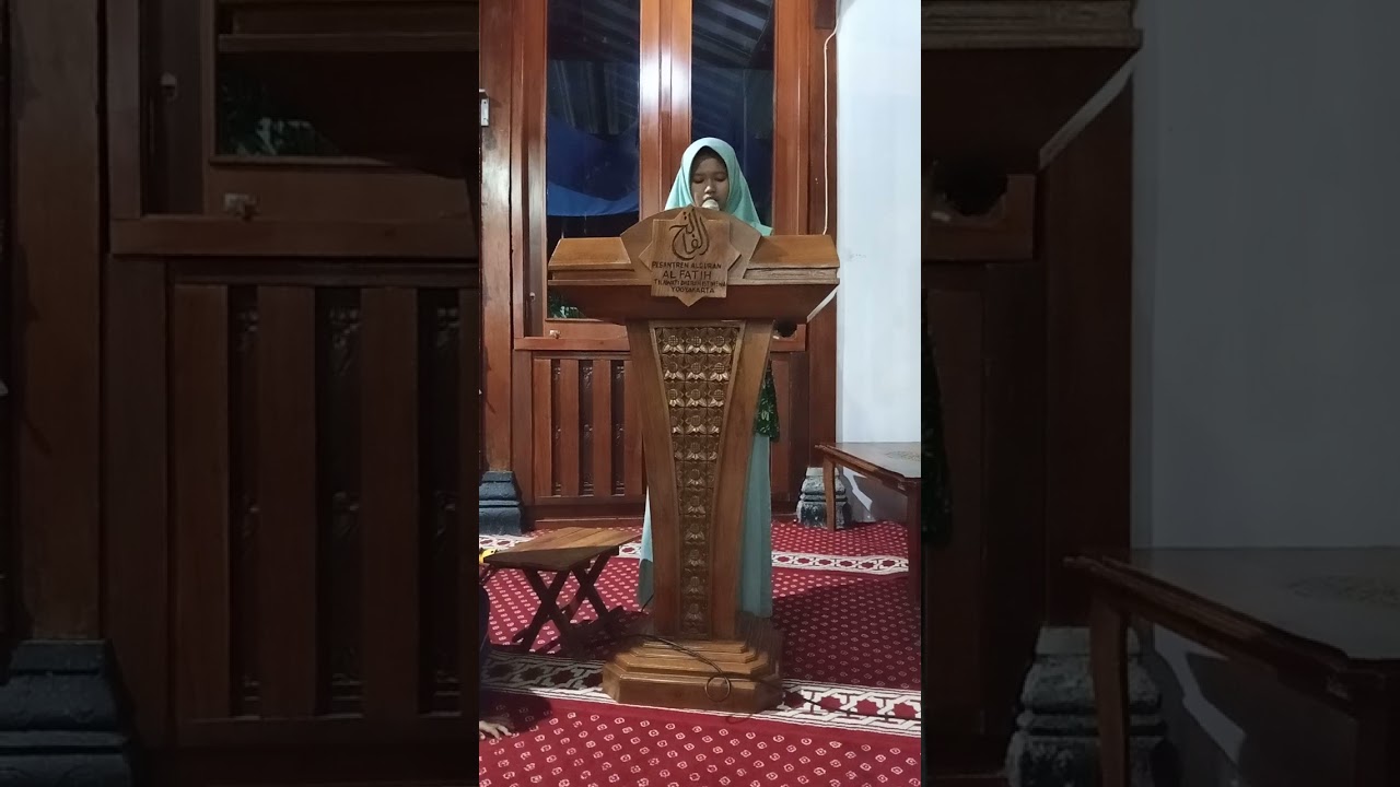 Pembacaan Kultum oleh (Taya.L) tentang  