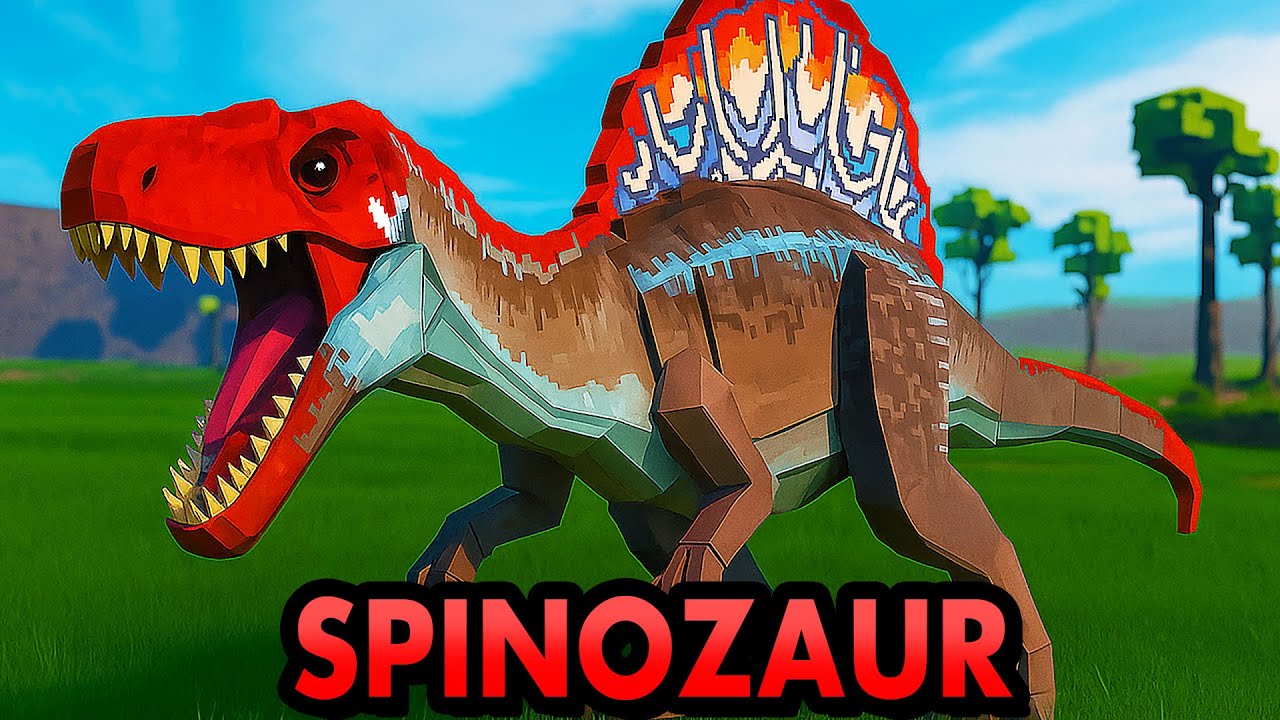 2 SPINOZAURY vs NIEPOKONANY INDOMINUS REX w Jurassic Blocky