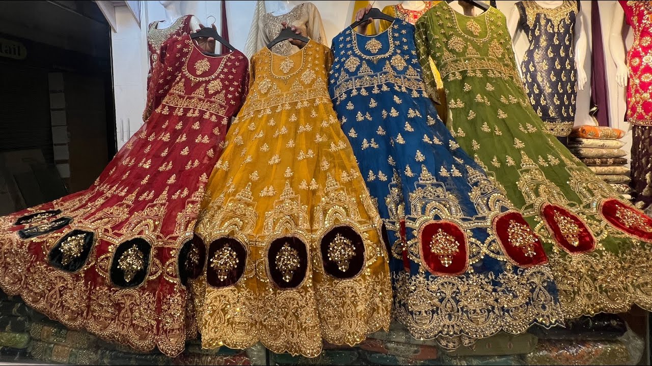 Designer Stitched Party Wear Dresses In Rawalpindi 2022-Maria B Party Wear Maxi_Wedding Wear dress