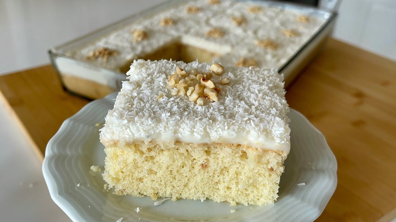 Рецепт хлопкового пирога👌Каждый, кто его съест, захочет еще кусочек!