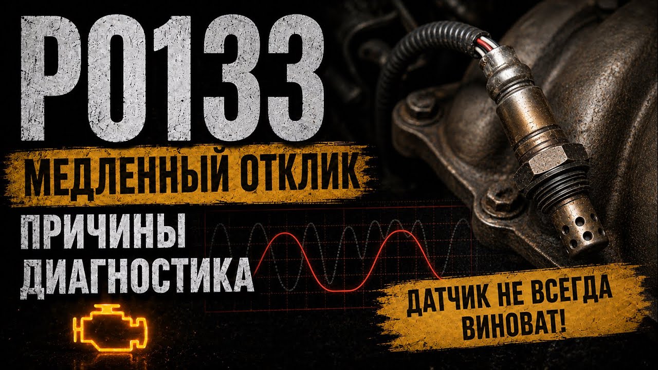 Почему появляется ошибка P0133? Всё, что нужно знать! #obd2 