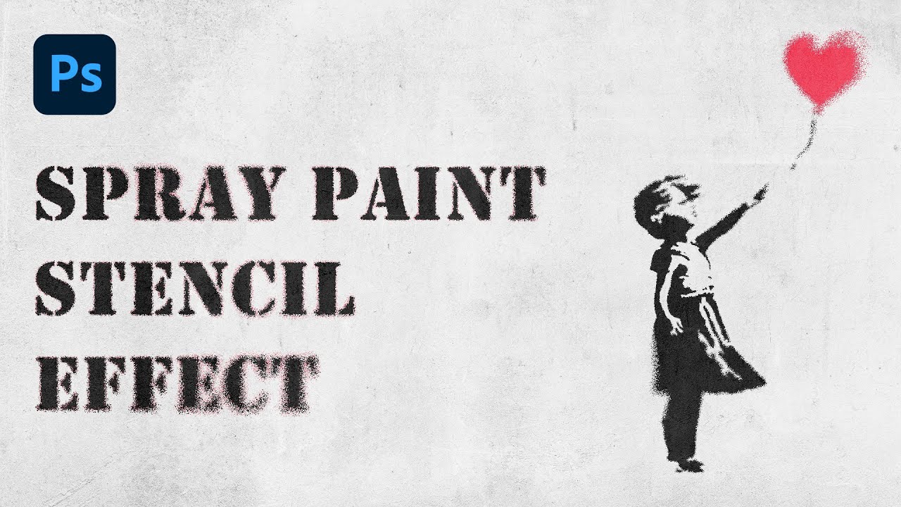 Create a Spray Paint Stencil Effect in Photoshop