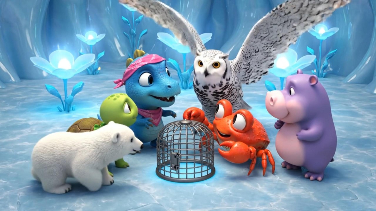 Dino, Turtle & Crab: The Journey to Find the Magical Snow Flower