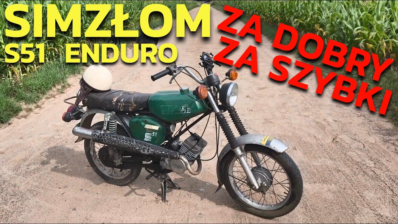 Simson S51 Enduro - pierwsza jazda po remoncie silnika