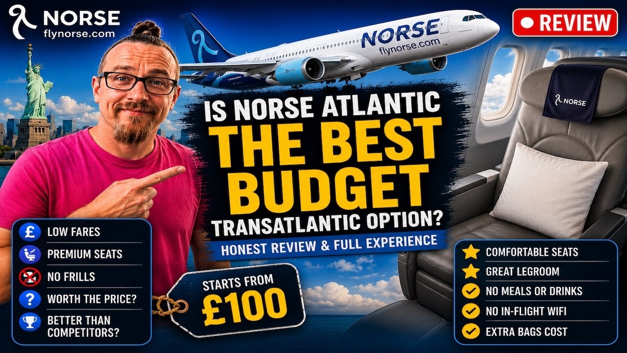 £100 Over The Atlantic in Economy - Should You Fly Norse? Full Review