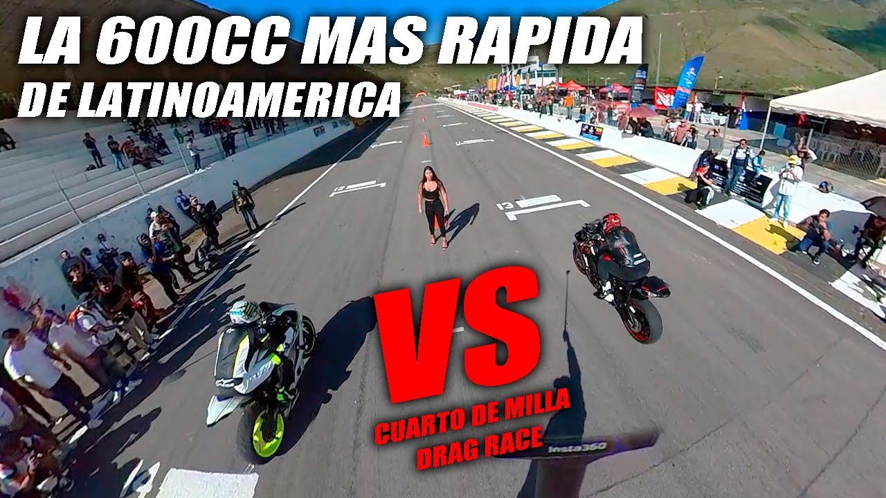 La 600 CC mas RAPIDA de Latinoamérica🔥🆚🔥Fullgass ☠️Muerte Súbita Cuarto de milla Drag Race