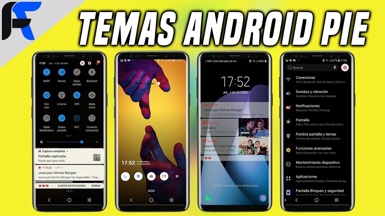 Android Pie con Samsung Experience 10 DARK Samsung
