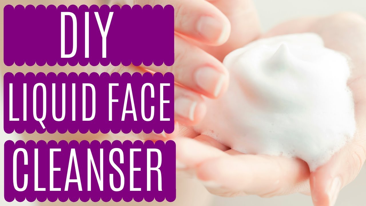 How to Make Your Own Liquid Face Cleanser! EASY to Make, Moisturizing & Deep Cleansing! - DIY