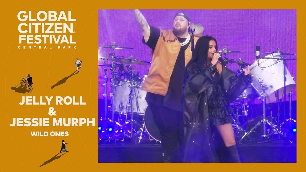 Jelly Roll & Jessie Murph make waves with Wild Ones | Global Citizen Festival NYC 2024