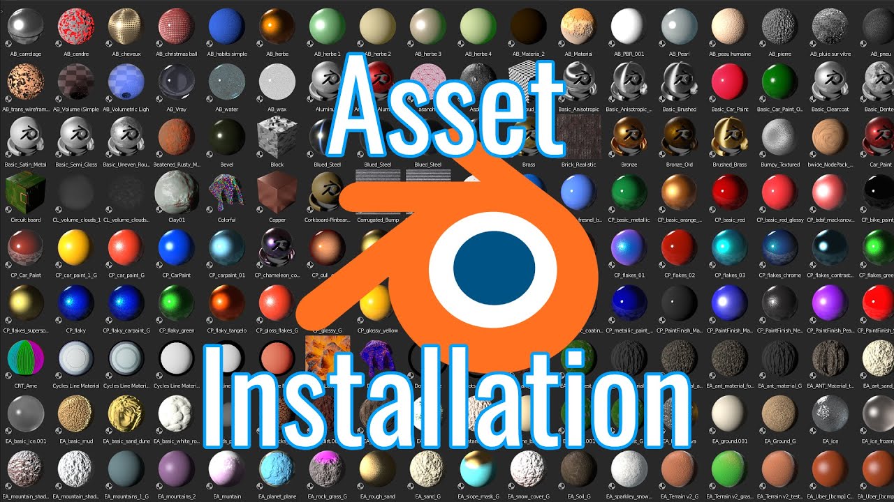 How to install asset libraries
