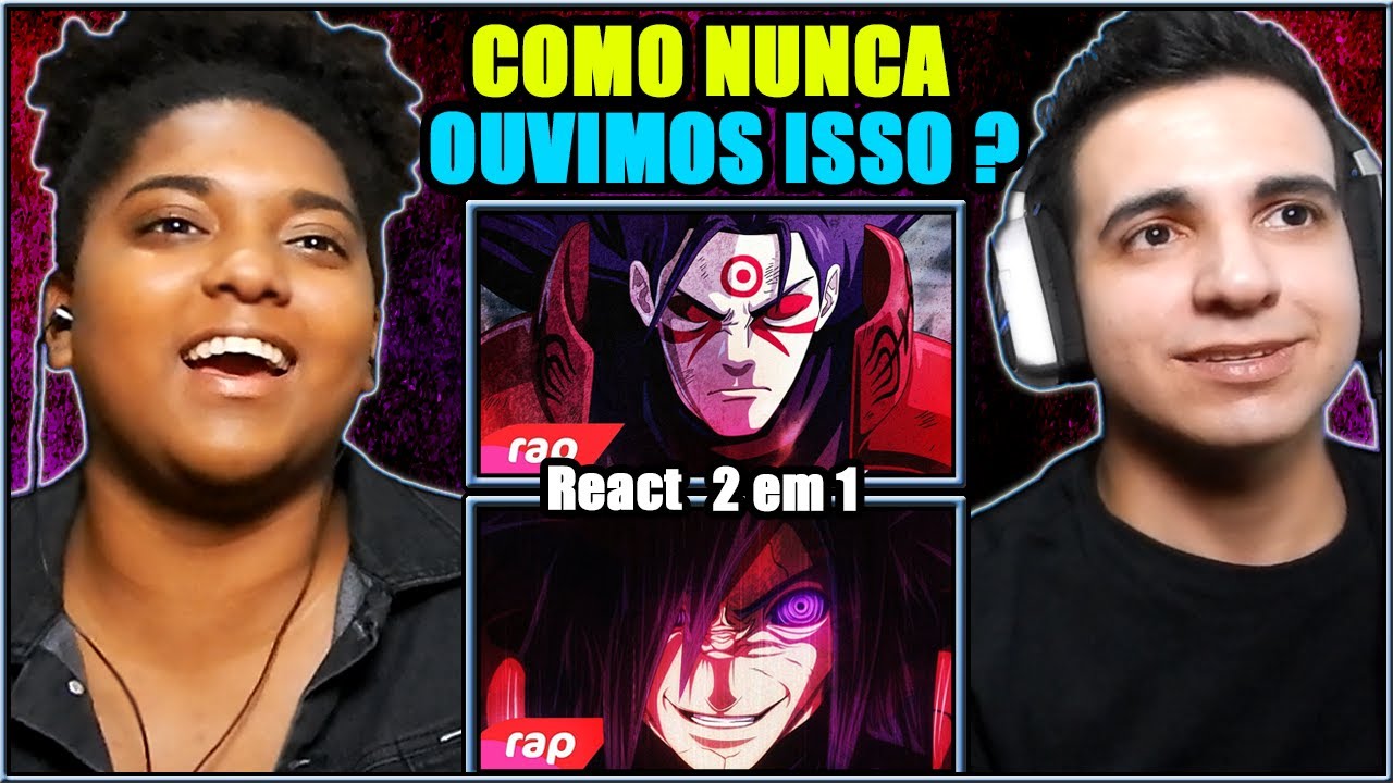 Reagindo ao Rap do Hashirama e Madara | 7 Minutoz | REACT | React em Casal 🔥