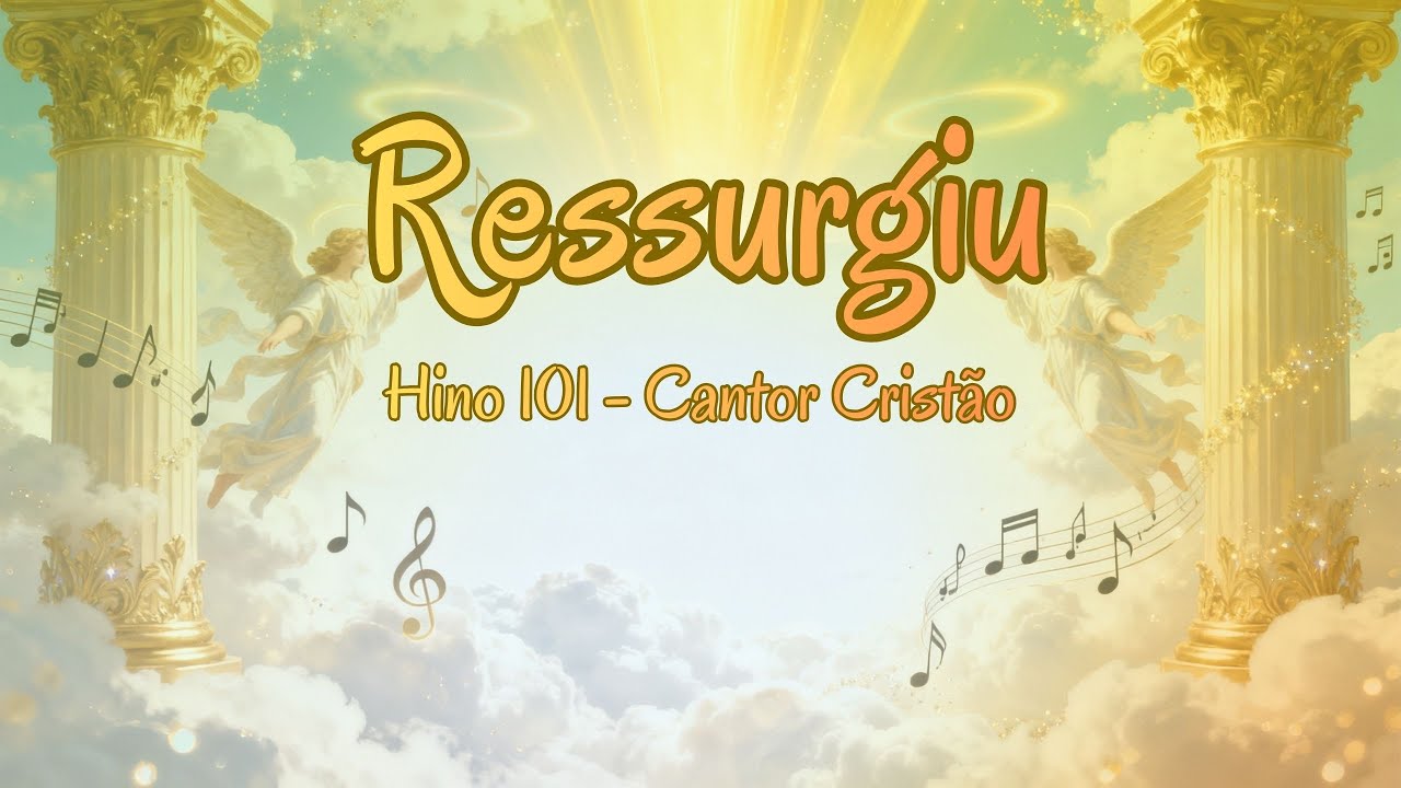 Ressurgiu (Hino 101 - Cantor Cristão) | Maravilhoso Hino Tradicional Sobre a Ressurreição de Jesus