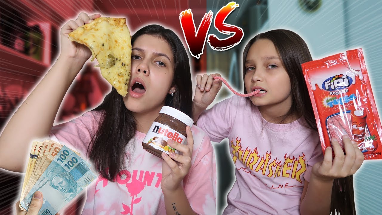 Namorada VS Irmãzinha no DESAFIO da COMIDA