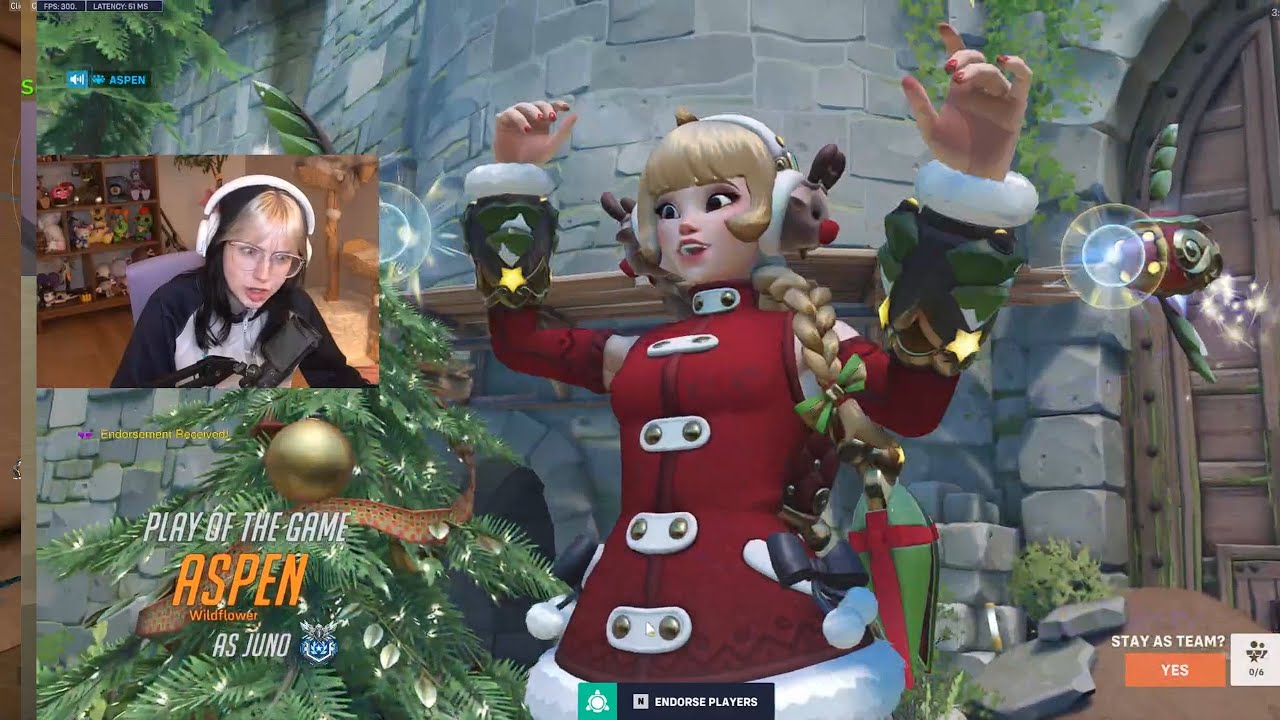 Лучший момент матча! Аспен — это Джуно в качестве основного персонажа — Overwatch 2, 20 сезон, ТО...