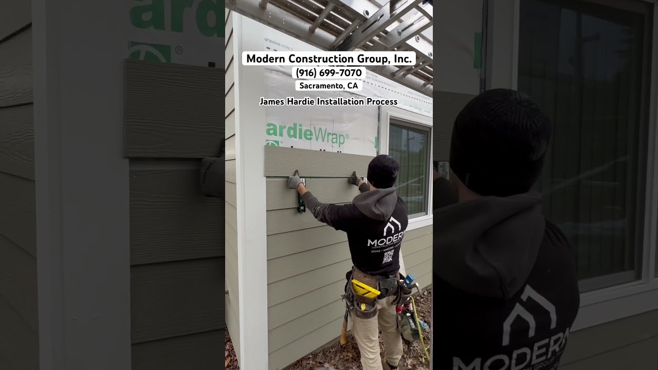 Installing James Hardie Lap Plank Siding #jameshardie #homeimprovement #sidinginstallation