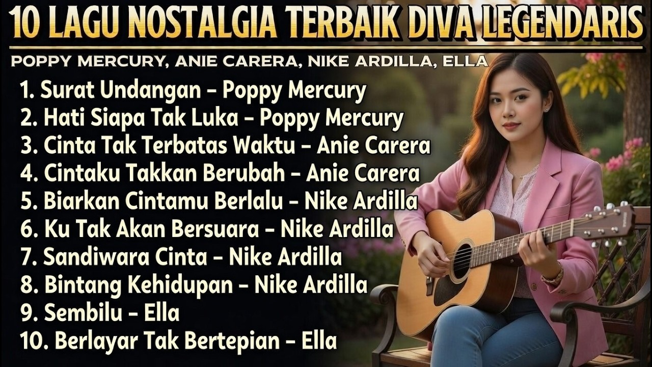 Top 10 Lagu Nostalgia Diva Indonesia & Malaysia | Versi Cover Legendaris