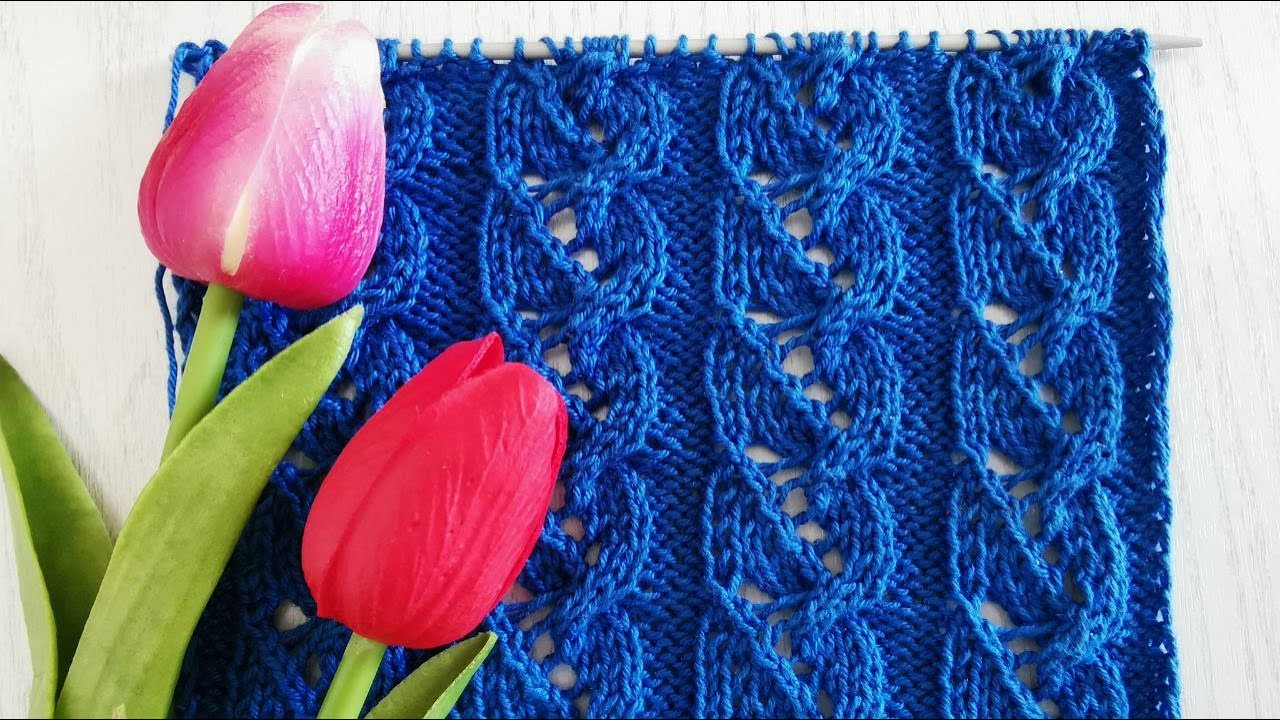 Pretty lace stitch #pattern/ #بافتنی_دومیل  پترن پیچ و توری